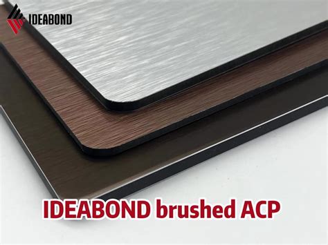 Ideabond Ideabond Acp Sheet Factory Mm Pvdf Copper Brushed Aluminum