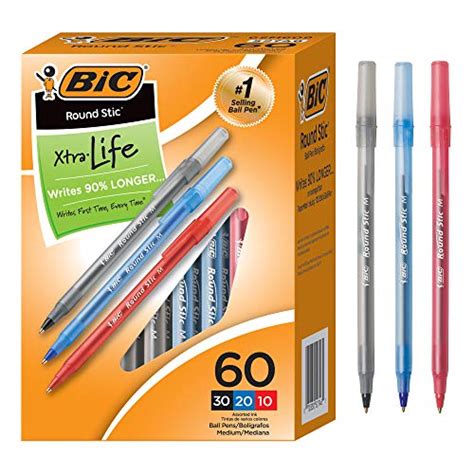 BIC Bolígrafo de punta redonda Stic Xtra Life Variados