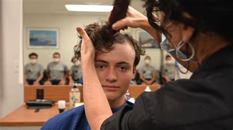 Coast Guard Recruit Boot Camp Haircuts YouTube