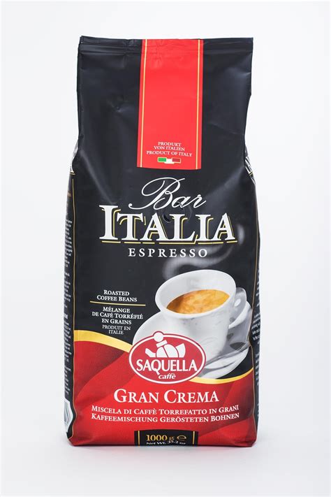 Saquella Bar Italia Gran Crema Espresso 1kg Online Kaufen Roastmarket