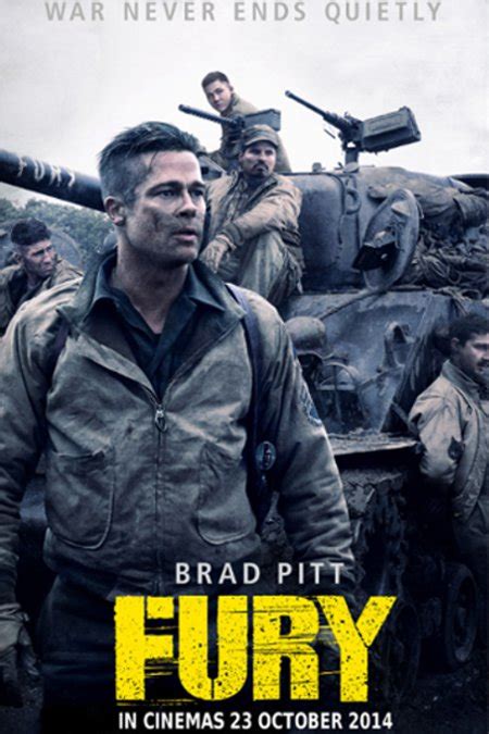 Fury Movie Release Showtimes And Trailer Cinema Online