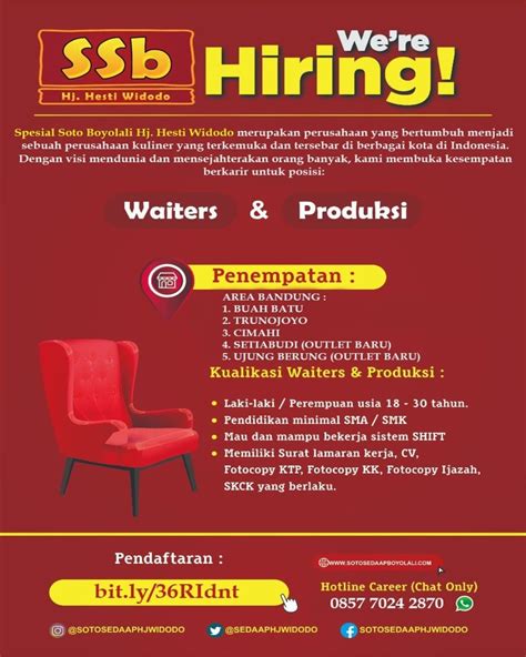 Loker Bandung Kesempatan Berkarir Menjadi Leader Di SSB HJ HESTI