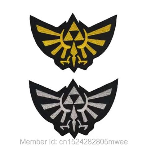 The Legend Of Zelda Hyrule Logo Embroidered Iron On Patch Classic Game