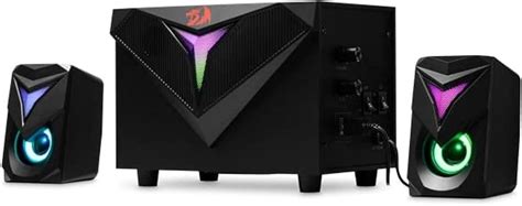 Redragon GS700 TOCCATA RGB 2.1 Gaming Speaker Subwoofer - Total Power ...