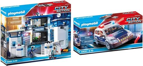 Playmobil City Action Police Station With Prison City Action