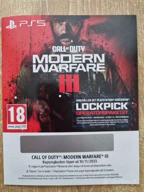 Call Of Duty Modern Warfare Iii Skelbiu Lt