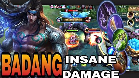 Badang Hyper Gameplay Badang Best Build Badang Mobile Legends Bang