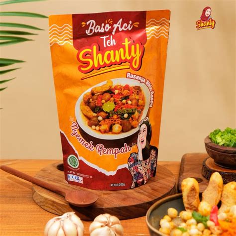 Bisa Cod Baso Aci Teh Shanty Yamin Pedas Original Best Seller Khas