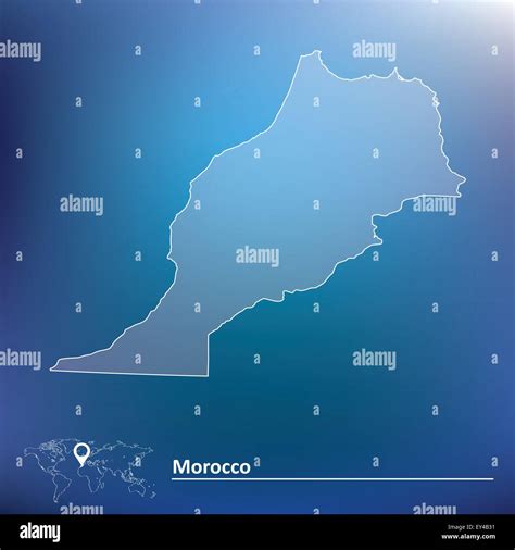 Mapa De Marruecos Ilustración Vectorial Imagen Vector De Stock Alamy