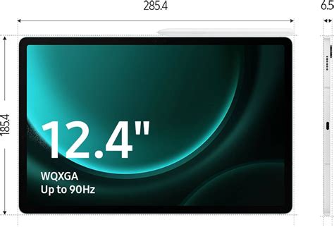Планшет Samsung Galaxy Tab S9 FE+ с поддержкой Wi-Fi, Android, 8 ГБ ОЗУ ...