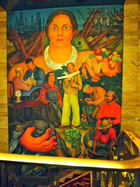 The Allegory Of California By Diego Rivera In San Francisco