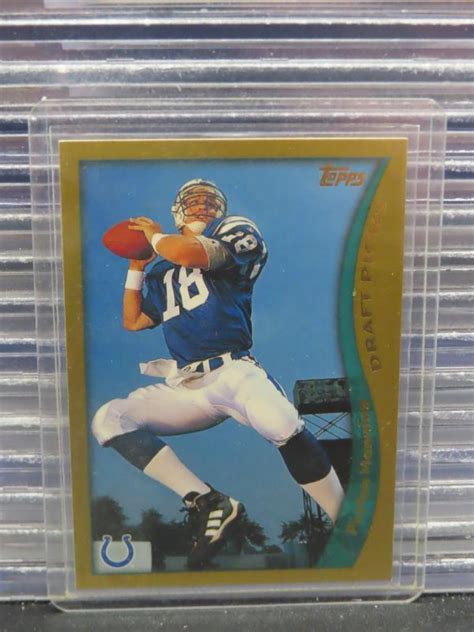 1998 Topps Peyton Manning Rookie Card RC 360 PSA 10 GEM MINT HOF Colts