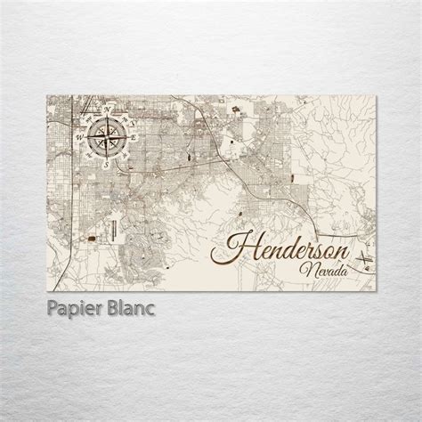 Henderson, NV Street Map - 3XL (45” x 76”) / Sandstorm | Street map ...