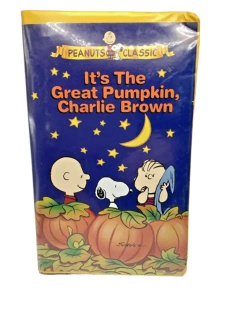 Its The Great Pumpkin Charlie Brown Vhs Orange Clamshell Peanuts