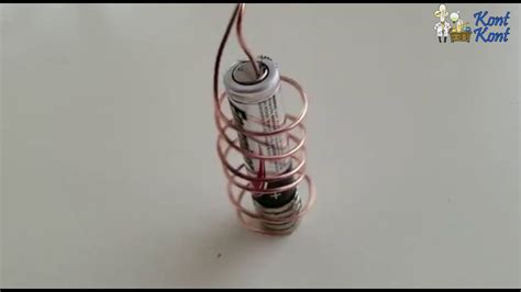 How To Make A Simple Homopolar Motor SCIENCE EXPERIMENT FOR SCHOOL