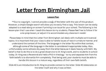 Letters From Birmingham Jail Study By Schoolhouse For America TPT