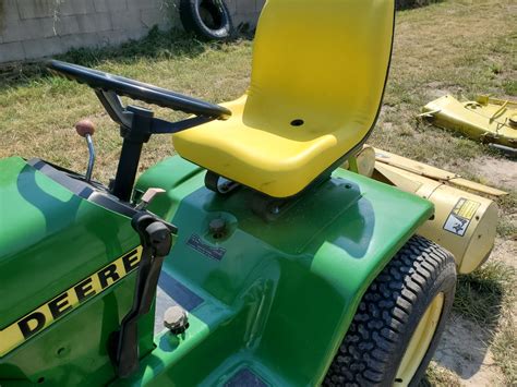 1982 John Deere 317 Lawn Tractor W Mower Tiller Blade BigIron Auctions