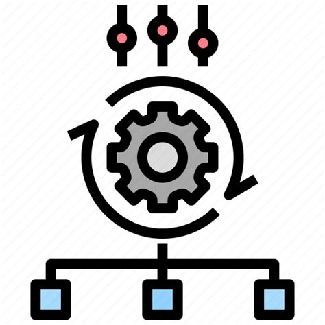 Control Organization Procedure Process System Icon Download On