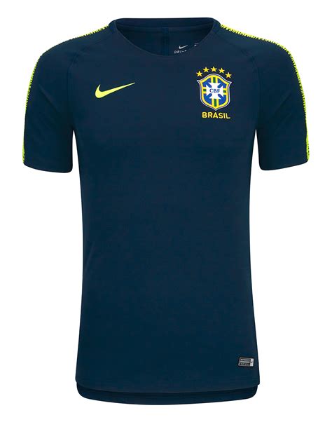 Nike Adult Brazil Training Jersey - Navy | Life Style Sports IE