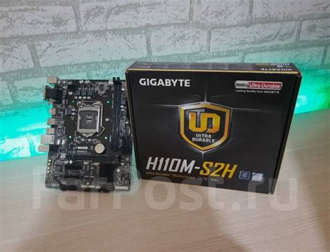 Материнская плата Gigabyte H110, б/у, в наличии. Цена: 500₽ в Находке