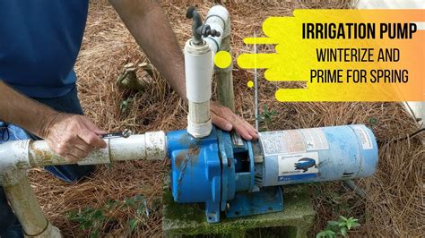 How To Winterize And Prime An Irrigation Pump Youtube