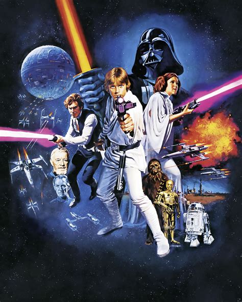 Photomurals | Digitally printed photomural "Star Wars Poster Classic 1 ...