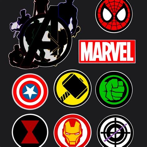 Superhero Stickers - Etsy