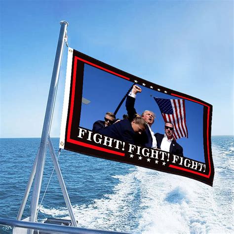 3x5 Ft Trump Shooting Outdoor Flag Double Sided Trump 2024 Flag Banner Polyester Ebay