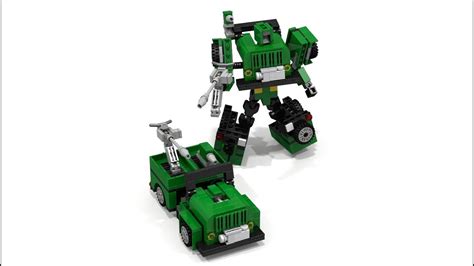 Lego Transformer G1 Hound By Bwtmt Brickworks Youtube