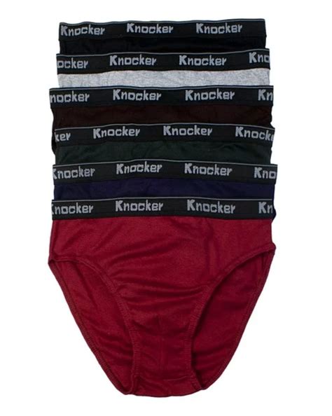 3 Pack Men S Cotton Knocker Bikini Brief TBand Underwear Assorted Colors EBay