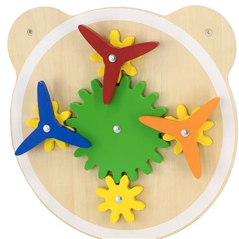 Viga Wall Toy Sensory Turning Wooden Windmill Activity Toy Sensory