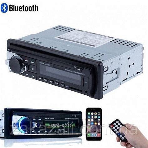 Мощная Автомагнитола с Чистым Звуком Pioneer JSD-520BT с USB, FM и ...