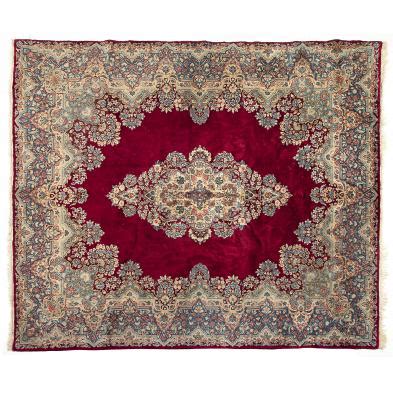 Persian Kirman Carpet Lot The Spring Catalogue Auctionmar