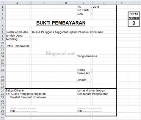 Cara Membuat Rumus Kwitansi Excel Blog Tutorial Microsoft Excel