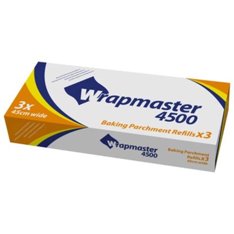 Wrapmaster 4500 Baking Parchment Refill Rolls 45cm X 50m Caterclean