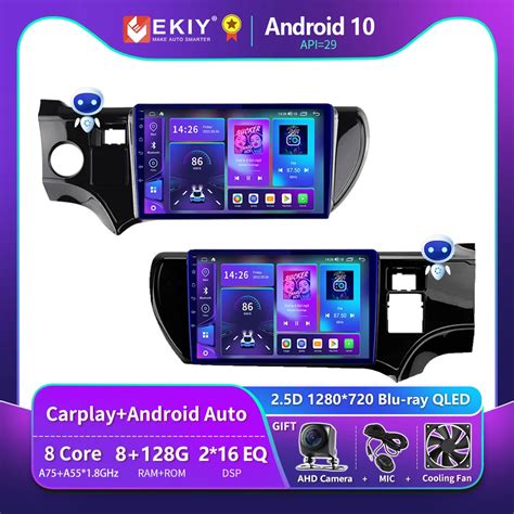 Ekiy T Carplay For Toyota Aqua Car Radio Multimedia Video