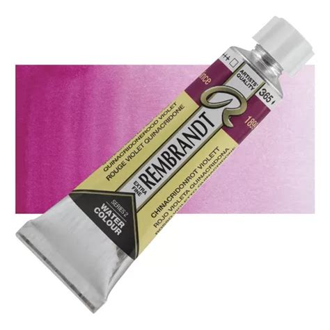 Aquarela Talens Rembrandt 10ml 365 Quinacridone Red Violet MercadoLivre