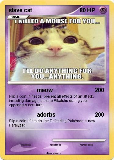 Pok Mon Slave Cat Meow My Pokemon Card