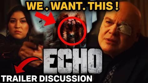 Marvel Echo Trailer Review Echo Kingpin Daredevil Peaky