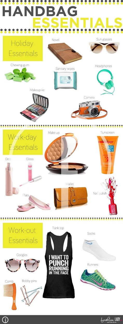 The Must Haves In Your Handbag Handbag Essentials Checklist