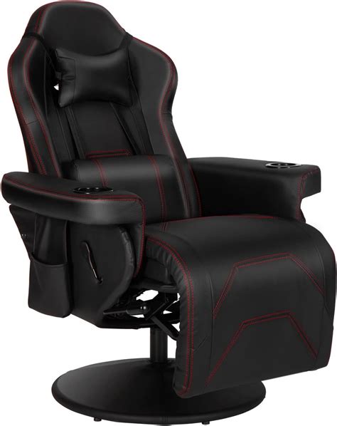 Video Gaming Recliner Chair Ergonomic High Back Swivel Reclining Chair