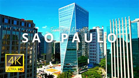 São Paulo Downtown Brazil in 4K 60FPS ULTRA HD Video by Drone YouTube