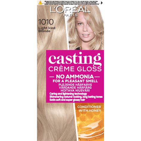 LOréal Paris боя за коса Casting Crème Gloss Hair Color Light Iced Blonde PinkPanda bg