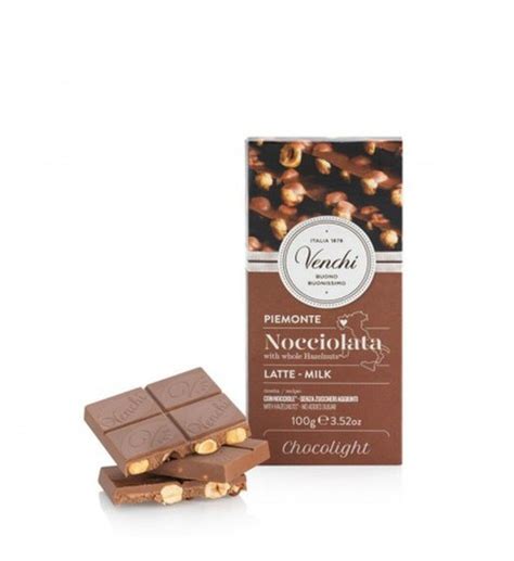 Acheter En Ligne Venchi Tablette De Chocolat Au Lait Sans Sucre 100 G