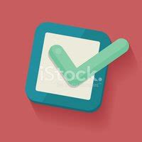 Überprüfen Sie Liste Symbol Saubere Vektor Stock Clipart