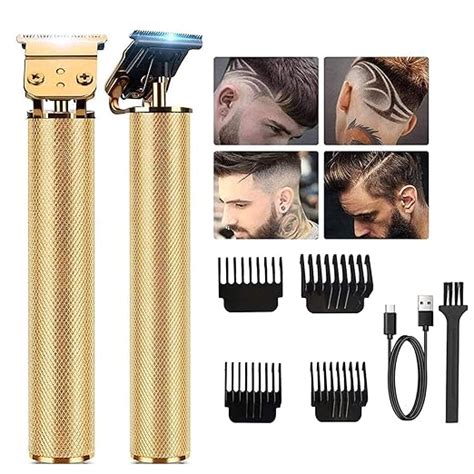 Professional Hair Trimmer Zero Gapped T Blade Close Cutting Hair