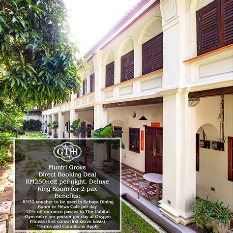 Deals - Georgetown Heritage Hotels