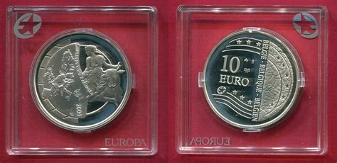 Belgien 10 Euro Silbermünze 2004 Erweiterung der Europäischen Union PP