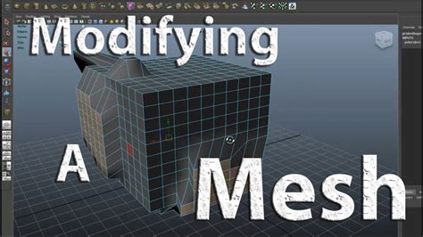 Maya 2012 Tutorial 2 Modifying A Mesh YouTube