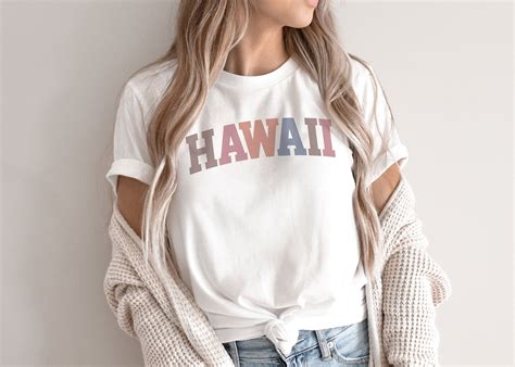 Hawaii Shirt Hawaii Tshirt Cute Hawaii Shirt State Of Etsy